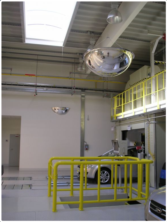 hemisférické zrcadlo HZ100X360