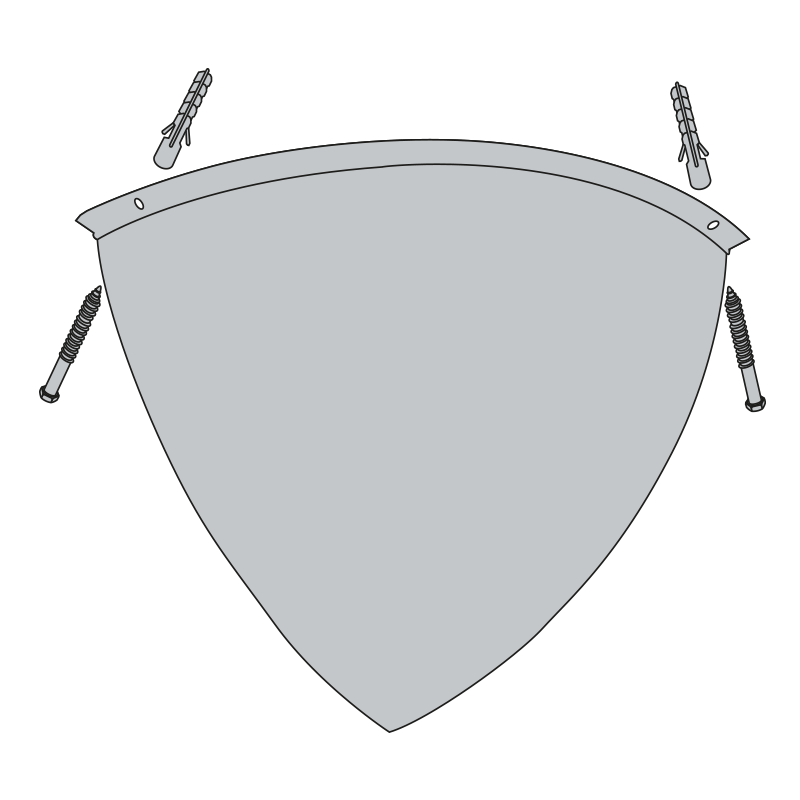 hemisférické zrcadlo HZ100X90