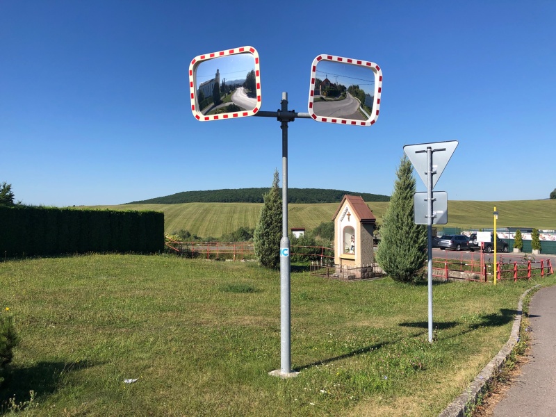 dopravní zrcadlo DPZ80X60 (certifikované)